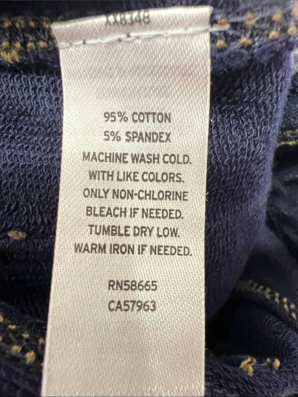 Tucker and Tate Dark indigo wash soft skinny jeggings NWT size 6 months